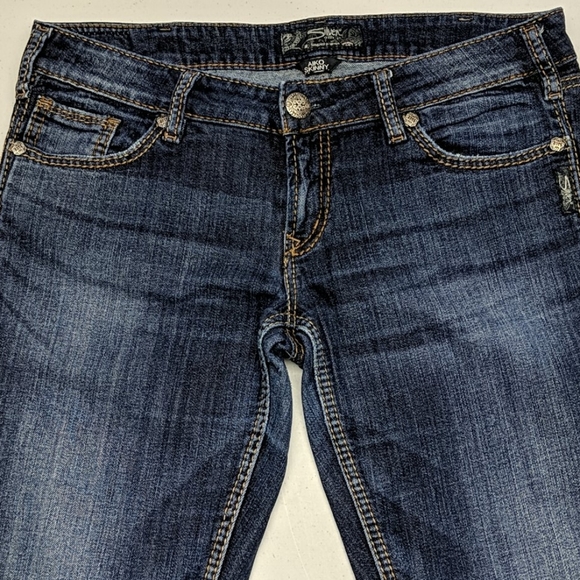 Women's Silver Jeans Aiko Skinny 31x31 @vintage - Picture 5 of 12